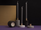 CANDLE HOLDER “CYLINDER” / BLACK